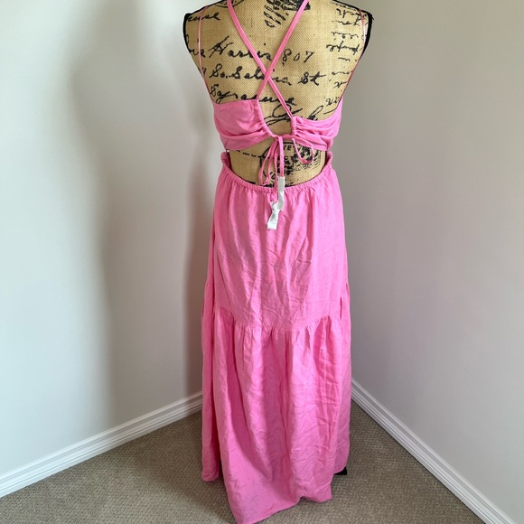 Revolve L*SPACE JAIDE DRESS IN GUAVA LARGE NWT - Picture 7 of 16